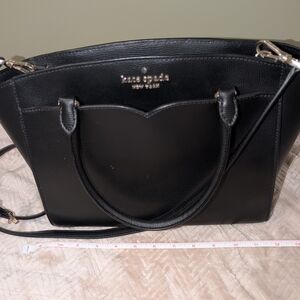Kate Spade Black Textured Tote